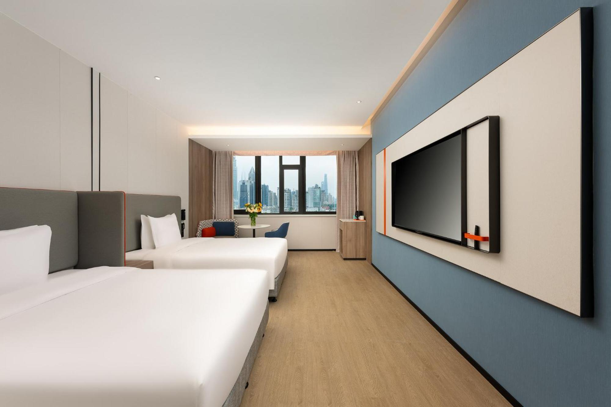 Holiday Inn Express Shanghai Jing'An Temple By Ihg Xangai Exterior foto